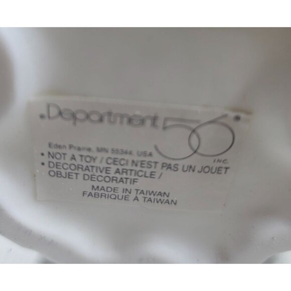 Vtg department 56 "Flower Girl" Figurine Porcelain silhouette treasures wedding - Picture 7 of 8